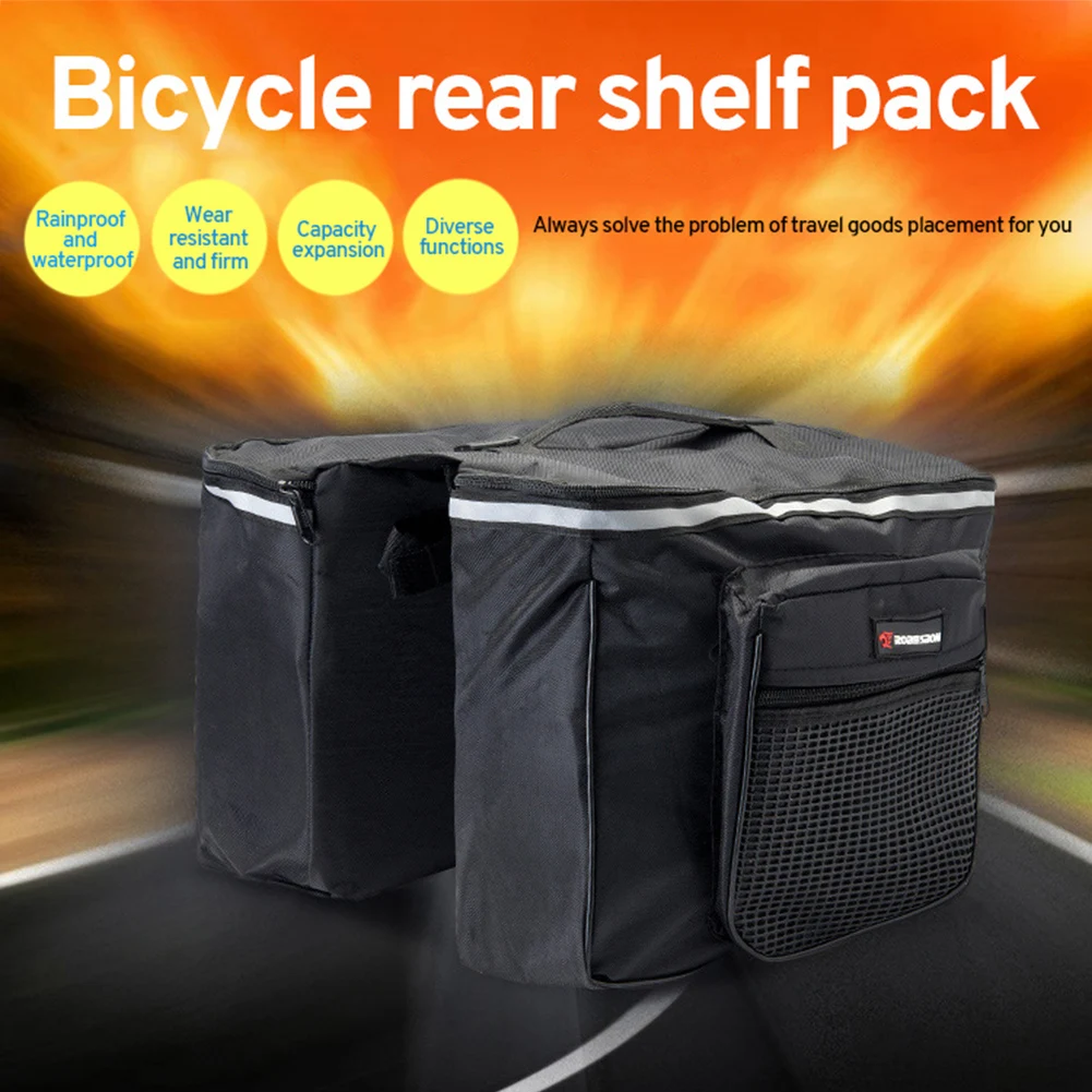 MTB Bicycle Carrier Bag Rear Rack Luggage High Capacity 25L Cycling Double Side Tail Seat Pannier Pack Luggage Bicycle shelf pac
MTB Bicycle Carrier Bag Rear Rack Luggage High Capacity 25L Cycling Double Side Tail Seat Pannier Pack Luggage Bicycle shelf pac