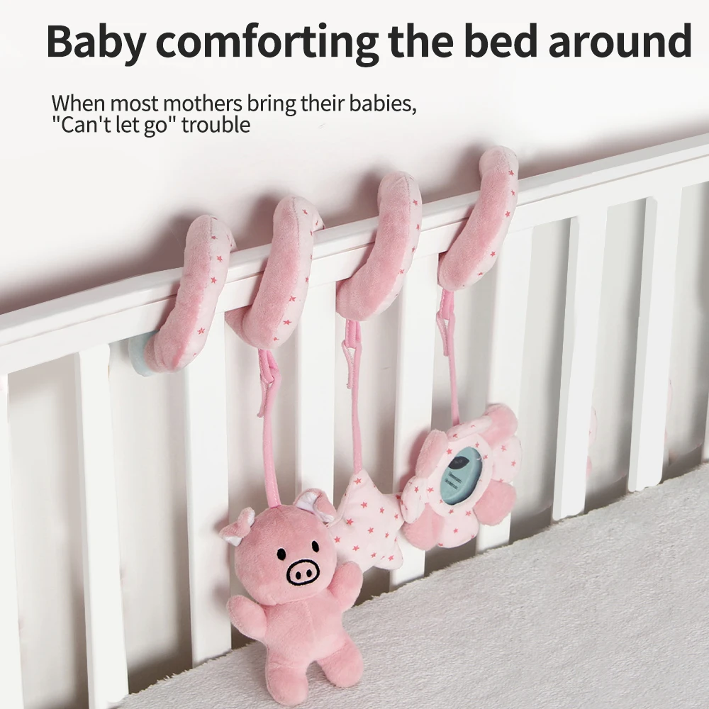 Новинка 2021, детская подвесная спиральная погремушка, подвеска «тележка», интерактивный инструмент для раннего развития, для детской коляск...
Новинка 2021, детская подвесная спиральная погремушка, подвеска «тележка», интерактивный инструмент для раннего развития, для детской коляск...