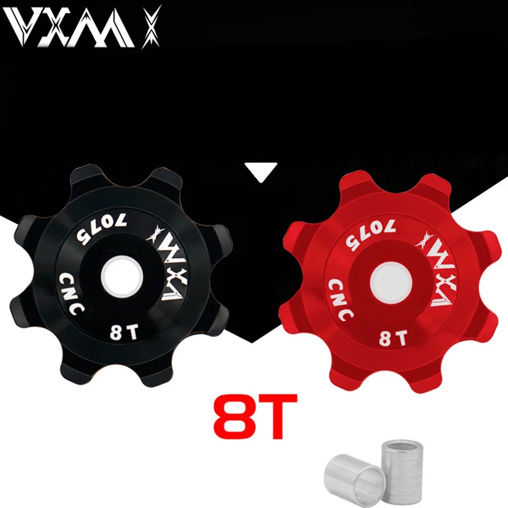 Bicycle Alloy Derailleur Ceramic Rear Derailleur 8T Guide Bearing Jockey Wheel Aluminum Alloy CNC Road Bike Guide Roller
Bicycle Alloy Derailleur Ceramic Rear Derailleur 8T Guide Bearing Jockey Wheel Aluminum Alloy CNC Road Bike Guide Roller