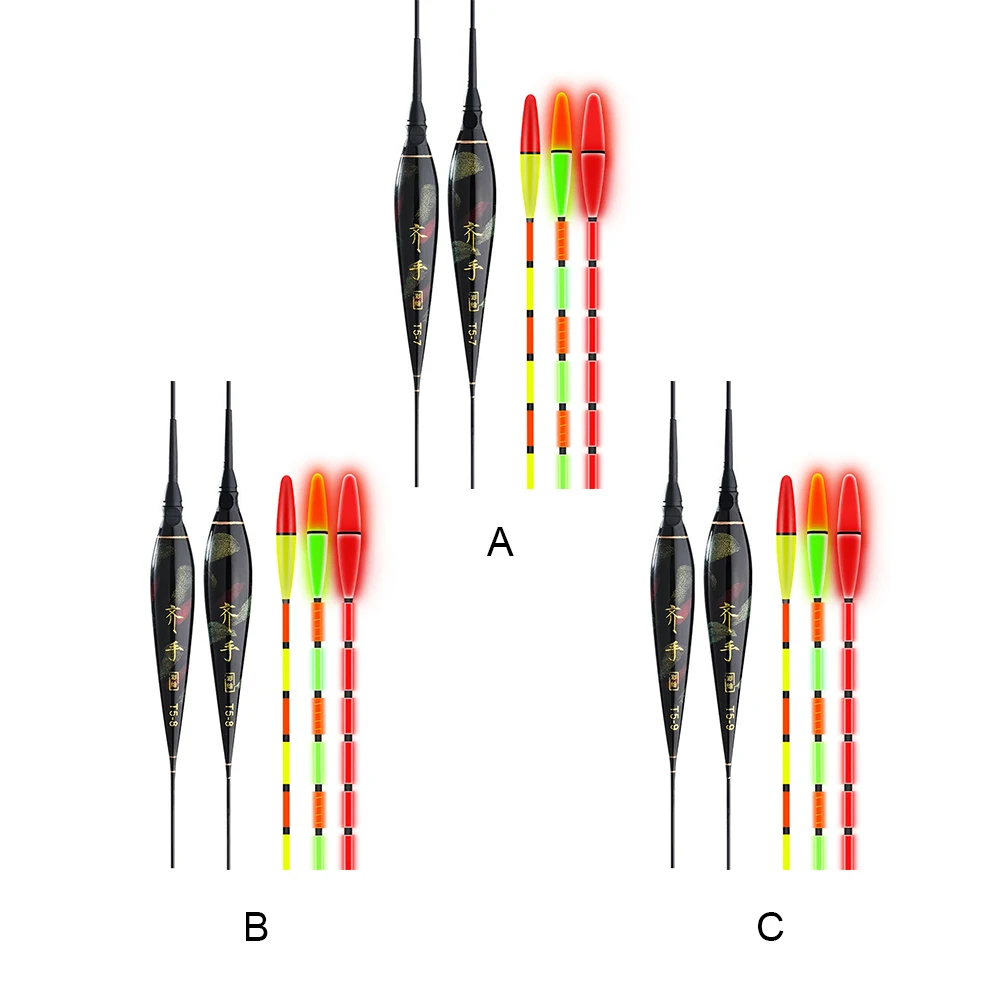 1PCS Fish Bite Automatic Reminder Color Luminous Electric Fishing Floats High Sensitivity Thickened Stick Buoy Bobber Lure
1PCS Fish Bite Automatic Reminder Color Luminous Electric Fishing Floats High Sensitivity Thickened Stick Buoy Bobber Lure
