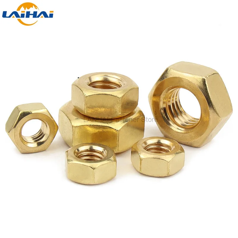 5/10/20/50/100pcs DIN934 Solid Brass Copper Hex Hexagon Nut for M1 M1.2 M1.4 M1.6 M2 M2.5 M3 M4 M5 M6 M8 M10 M12 Screw Bolt
5/10/20/50/100pcs DIN934 Solid Brass Copper Hex Hexagon Nut for M1 M1.2 M1.4 M1.6 M2 M2.5 M3 M4 M5 M6 M8 M10 M12 Screw Bolt