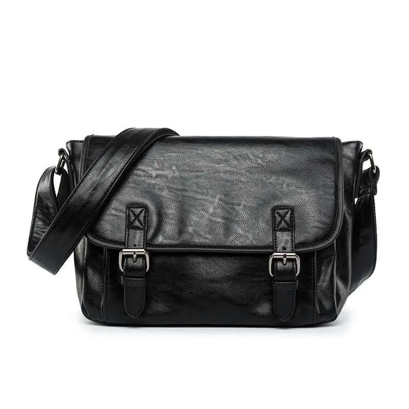 2021 New Bag Men Shoulder Messenger Bag Casual Korean Version Trend of Messenger Bag Men's Bag Retro Leather Student School Bag
2021 New Bag Men Shoulder Messenger Bag Casual Korean Version Trend of Messenger Bag Men's Bag Retro Leather Student School Bag