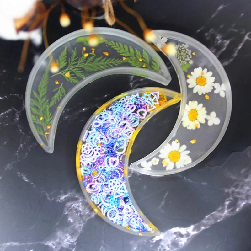 Moon Tray Resin Mold Moon Phase Dish Tray Resin Silicone Casting Mold Frosting Moon Jewelry Storage Plate Mold Craft Tools
Moon Tray Resin Mold Moon Phase Dish Tray Resin Silicone Casting Mold Frosting Moon Jewelry Storage Plate Mold Craft Tools