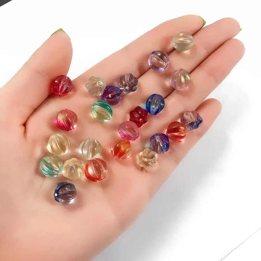 10Pcs/lot Gradient Glass Pumpkin Beads Loose Spacer Bead For Handmade DIY Jewelry Making Bracelet Accessories Supplies Wholesale
10Pcs/lot Gradient Glass Pumpkin Beads Loose Spacer Bead For Handmade DIY Jewelry Making Bracelet Accessories Supplies Wholesale