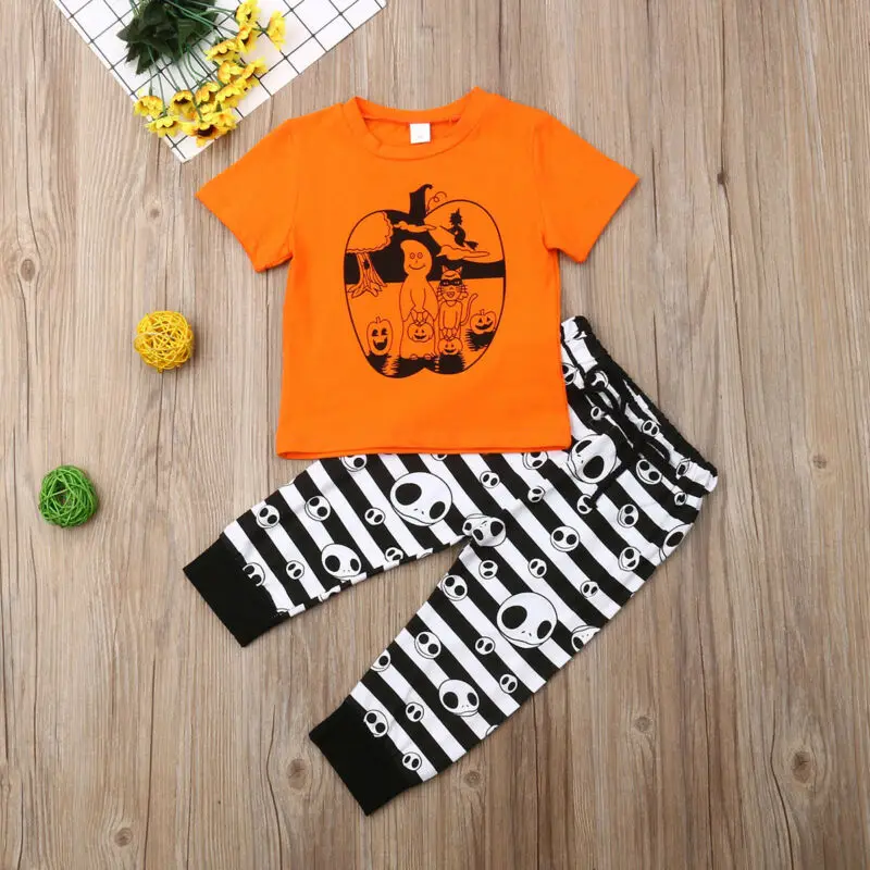 Футболка с короткими рукавами и принтом тыквы для новорожденных мальчиков и девочек, полосатые штаны в полоску, комплекты одежды, костюм От ...
Футболка с короткими рукавами и принтом тыквы для новорожденных мальчиков и девочек, полосатые штаны в полоску, комплекты одежды, костюм От ...