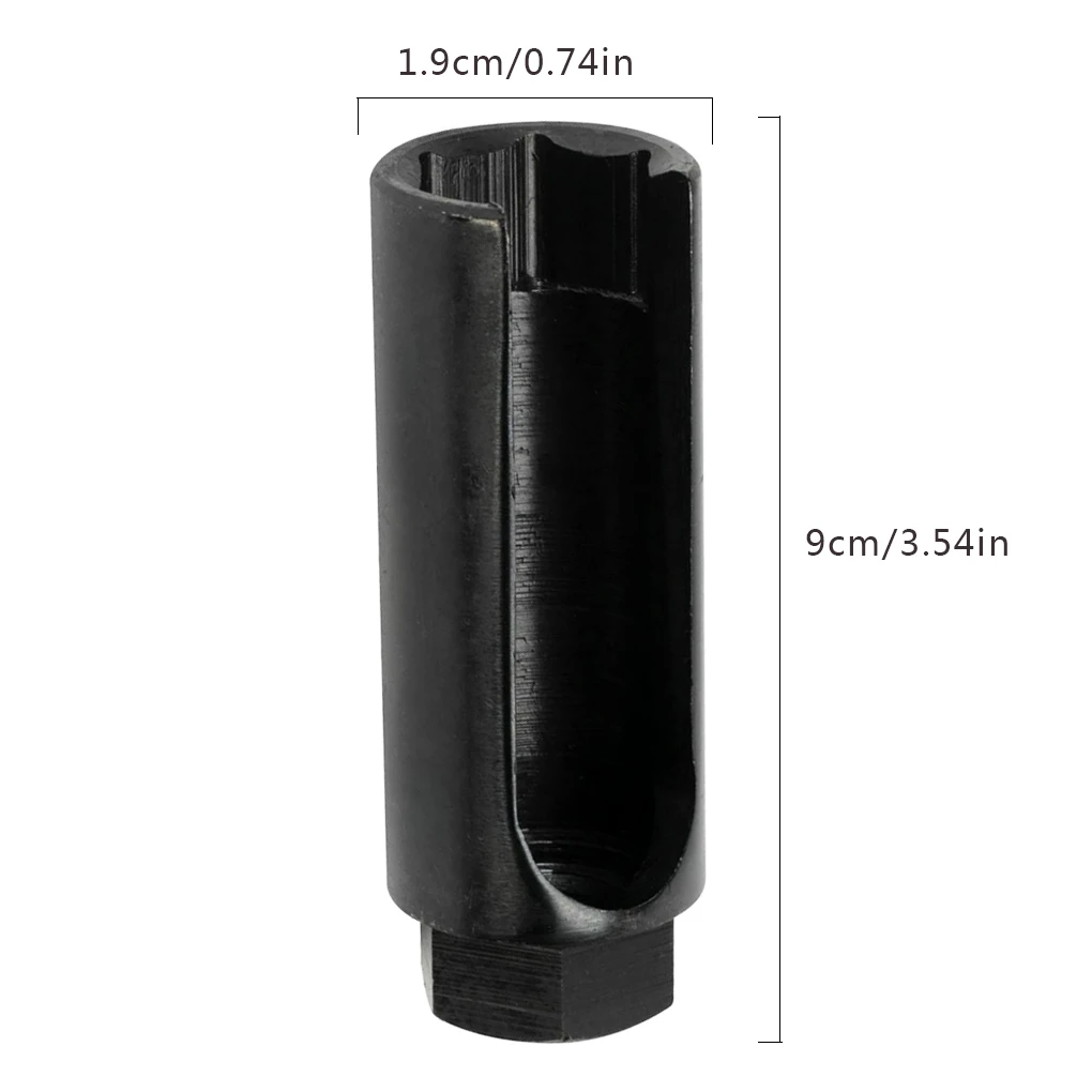 Oxygen Sensor Socket with Side Wire Cutout 3/8 Inch 22mm Universal Vehicle O2 Sensor Offset Socket
Oxygen Sensor Socket with Side Wire Cutout 3/8 Inch 22mm Universal Vehicle O2 Sensor Offset Socket