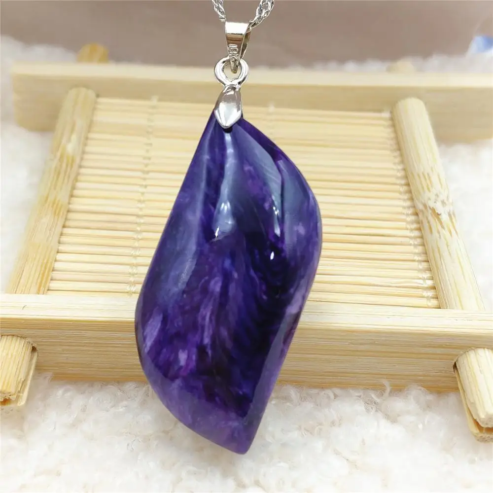 Newly Natural Charoite Purple Women Water Drop Pendant 40x19x10mm Russia Necklace Jewelry Rare Beads AAAAA 
Newly Natural Charoite Purple Women Water Drop Pendant 40x19x10mm Russia Necklace Jewelry Rare Beads AAAAA