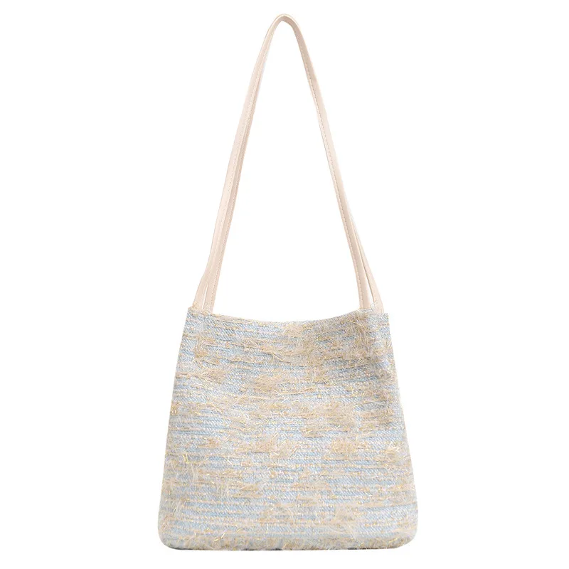 Korea Women's Bag Flowing Woolen Bucket Bag Shoulder Messenger Bag Designer Bags
Korea Women's Bag Flowing Woolen Bucket Bag Shoulder Messenger Bag Designer Bags