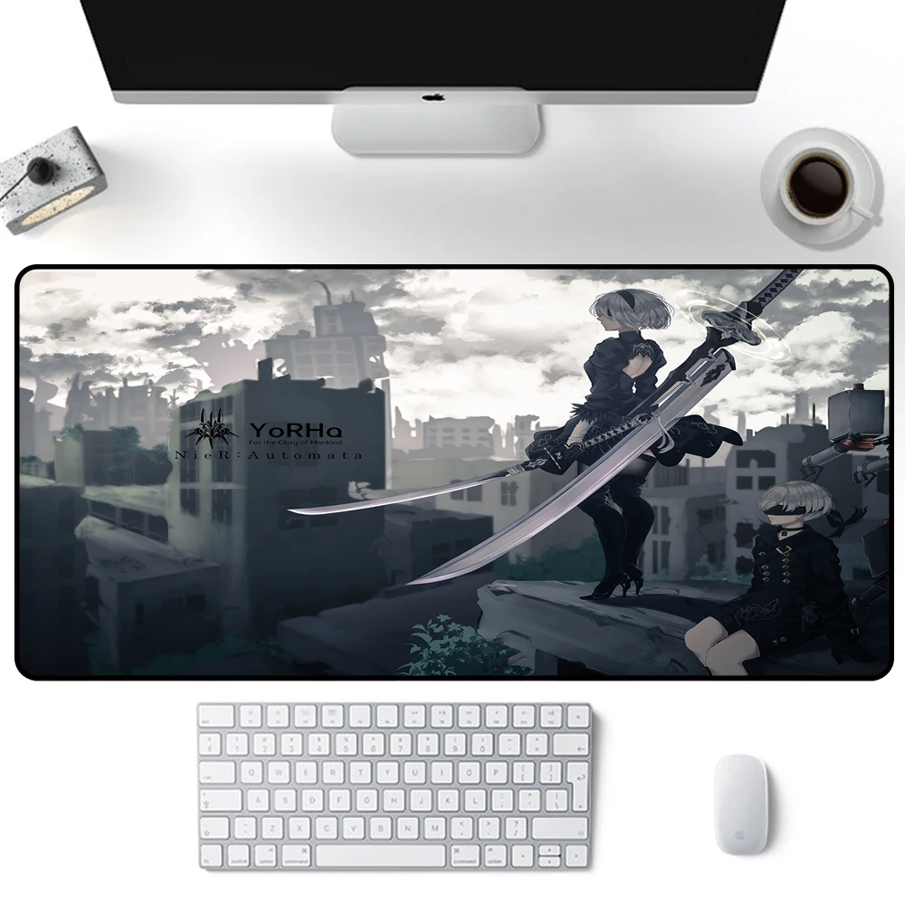NieR Automata Mouse Pad Gamer Mousepad XXL Mouse Mat Large Desk Mat Computer Keyboard 70x40cm Speed Carpet Gaming Mousepad Anime
NieR Automata Mouse Pad Gamer Mousepad XXL Mouse Mat Large Desk Mat Computer Keyboard 70x40cm Speed Carpet Gaming Mousepad Anime