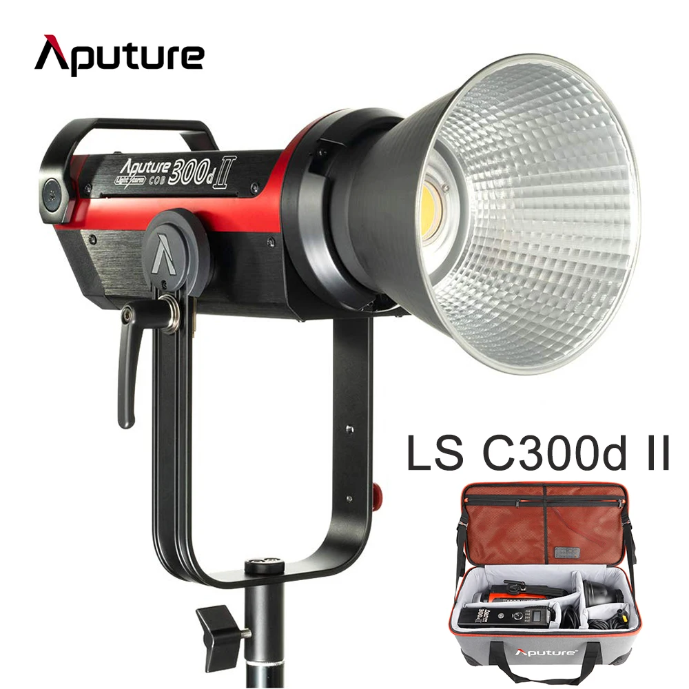 Aputure LS C300d II LED Video Light 300d 2 COB Light 5500K Daylight Studio Photo Light Photography Lighting Lamp for DSLR Camera
Aputure LS C300d II LED Video Light 300d 2 COB Light 5500K Daylight Studio Photo Light Photography Lighting Lamp for DSLR Camera
