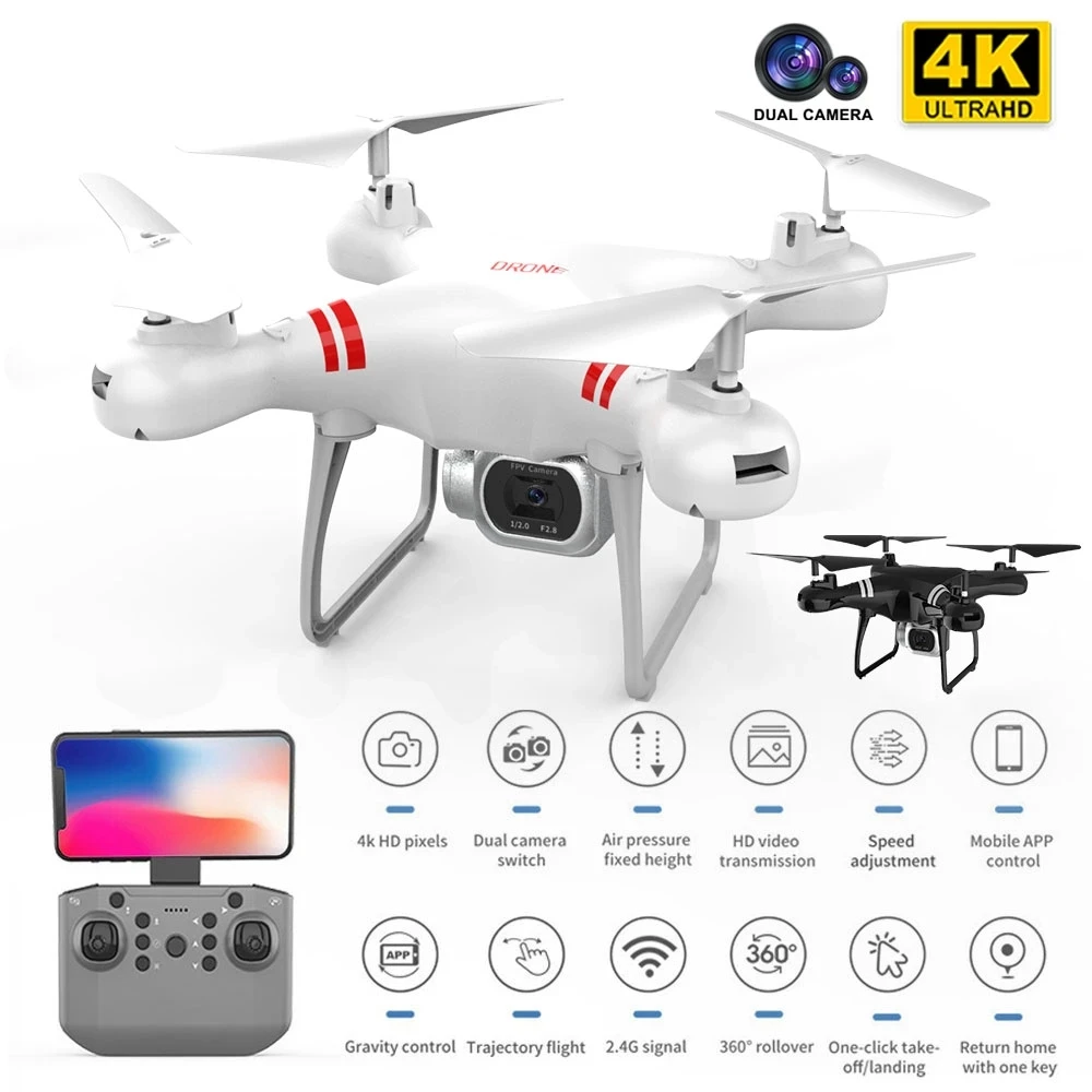 

Drone KY101 MAX 4K Dron WIFI RC Quadcopter With HD Camera Altitude Hold FPV Helicopter One Key Return Professional Drones