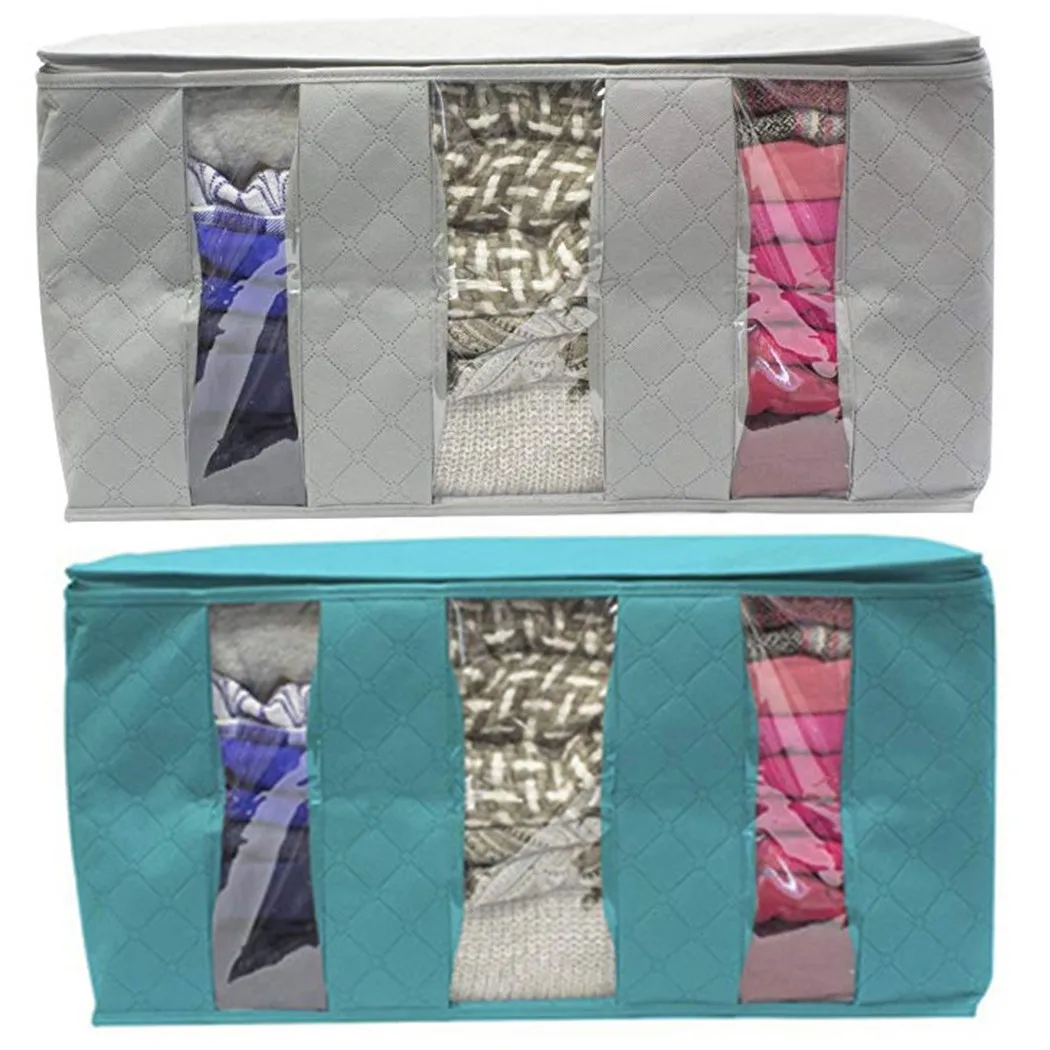 1Pc Underbed Clothes Storage Boxes Non-Woven Ziped Foldable Luggage Organizer Bag Save Space Cube Container Home Dustproof Bags
1Pc Underbed Clothes Storage Boxes Non-Woven Ziped Foldable Luggage Organizer Bag Save Space Cube Container Home Dustproof Bags