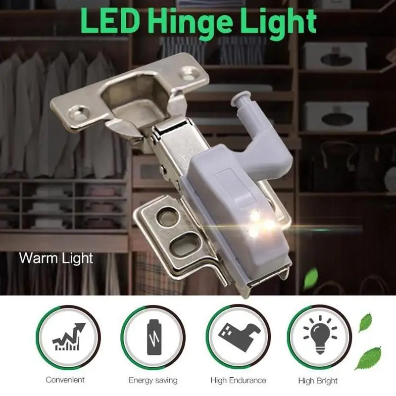 Include Battery Led Cabinet Hinge Night Light Sensor For Kitchen Wardrobe Lamp Cupboard Door Light Living Room Bedroom Clos T7K9
Include Battery Led Cabinet Hinge Night Light Sensor For Kitchen Wardrobe Lamp Cupboard Door Light Living Room Bedroom Clos T7K9