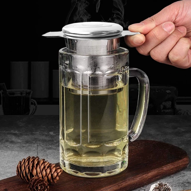 2 Set, Loose Leaf Tea Steeper,18/8 Stainless Steel Tea Basket and Tea Infuser Fine Mesh Filters Tea Strainer Steeper
2 Set, Loose Leaf Tea Steeper,18/8 Stainless Steel Tea Basket and Tea Infuser Fine Mesh Filters Tea Strainer Steeper