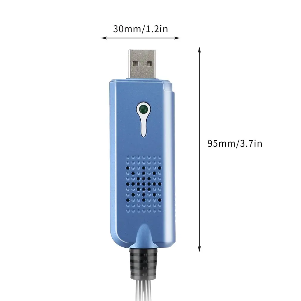 USB 2.0 Video Audio Capture Card Adapter VHS to DVD Converter Windows 2000 / XP / Vista / 7 256MB of RAM Easycap Dc60 LESHP
USB 2.0 Video Audio Capture Card Adapter VHS to DVD Converter Windows 2000 / XP / Vista / 7 256MB of RAM Easycap Dc60 LESHP