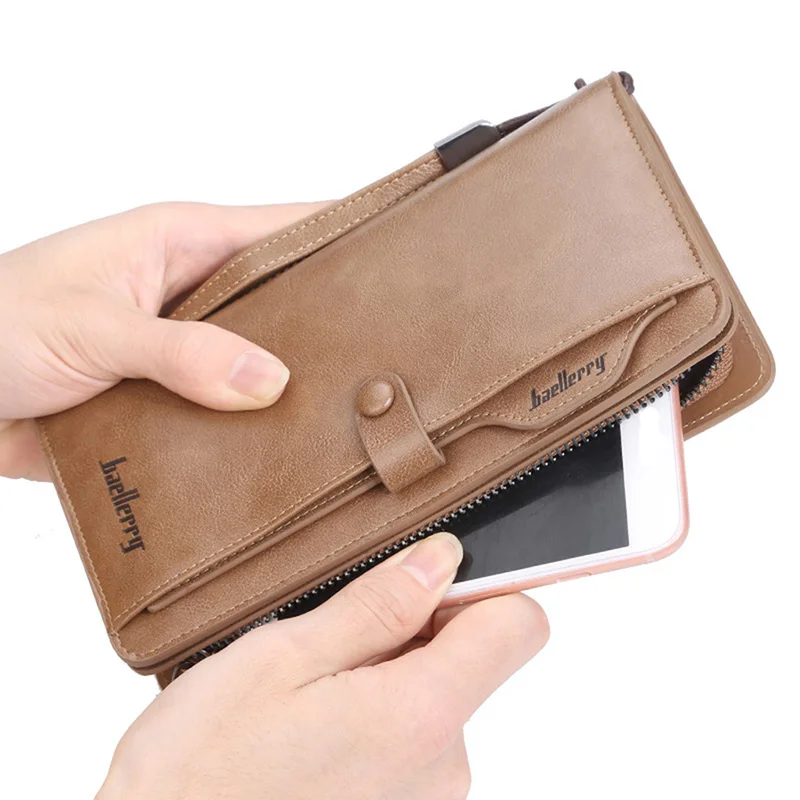 New Arrival Leather Men Wallets Large Capacity Driver License Phone Wallet Casual Male Clutch Long Zipper Coin Purses Carteir
New Arrival Leather Men Wallets Large Capacity Driver License Phone Wallet Casual Male Clutch Long Zipper Coin Purses Carteir
