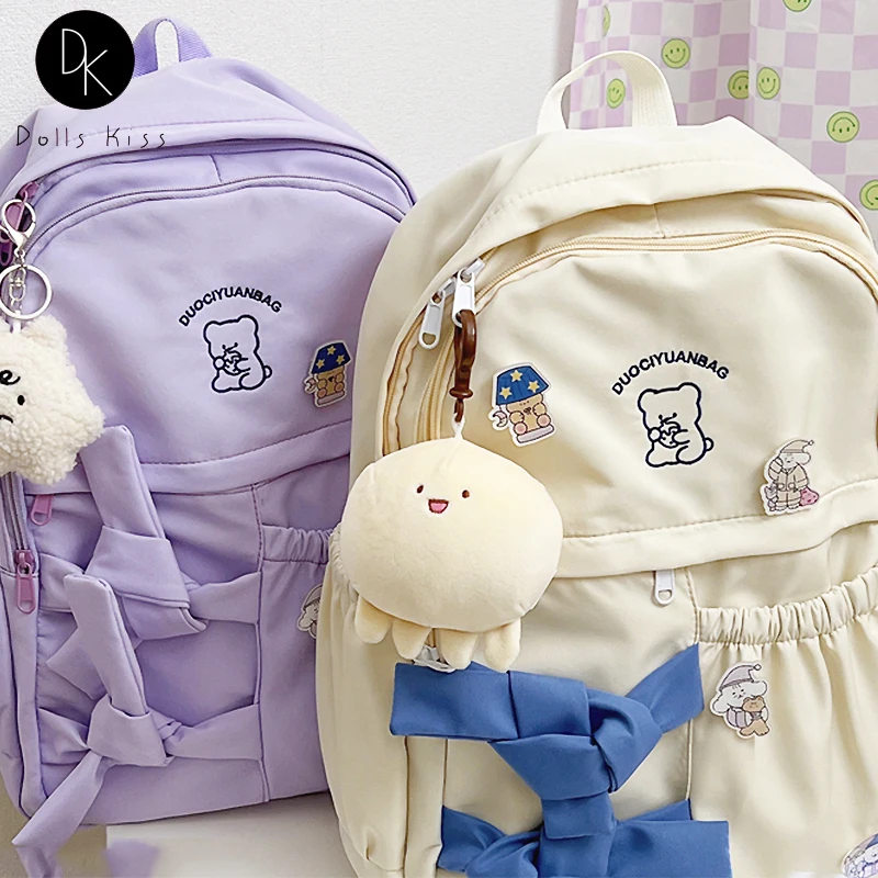 Girls Japanese Harajuku Style Backpack Kawaii College Style Student School Bag Cute Travel Large Capacity Women Mochila Backpack
Girls Japanese Harajuku Style Backpack Kawaii College Style Student School Bag Cute Travel Large Capacity Women Mochila Backpack