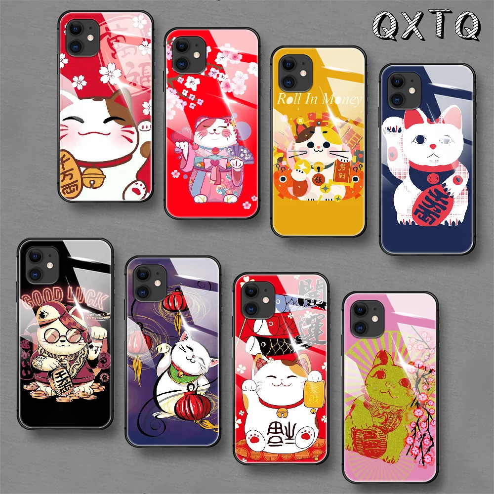Lucky Cat Cute Art Tempered Glass Phone Case For IPhone 5 6 7 8 11 12 13 S SE X Xs Xr Plus Pro Max IPhone13 Mini Cover Cell
Lucky Cat Cute Art Tempered Glass Phone Case For IPhone 5 6 7 8 11 12 13 S SE X Xs Xr Plus Pro Max IPhone13 Mini Cover Cell