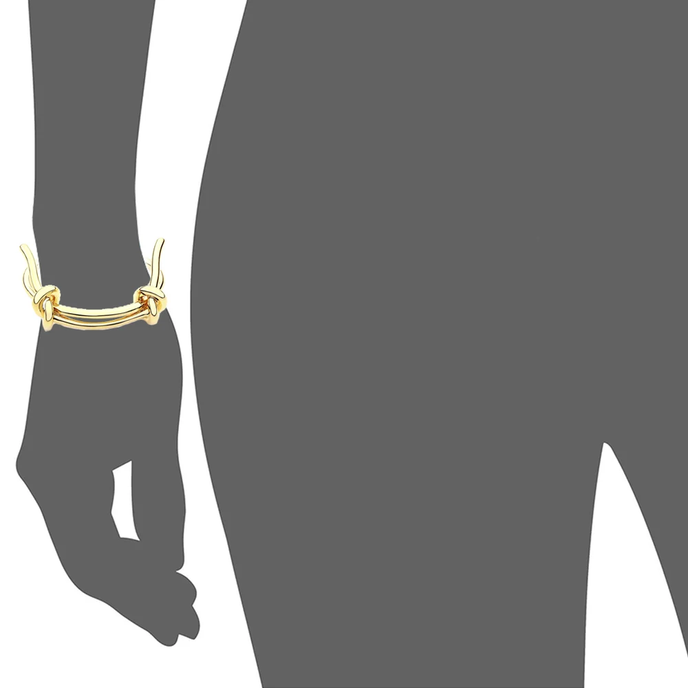 Knot Cuff Bangle Bracelets for Women Gold Color Bracelet Jewelry Noeud Armband Pulseiras
Knot Cuff Bangle Bracelets for Women Gold Color Bracelet Jewelry Noeud Armband Pulseiras