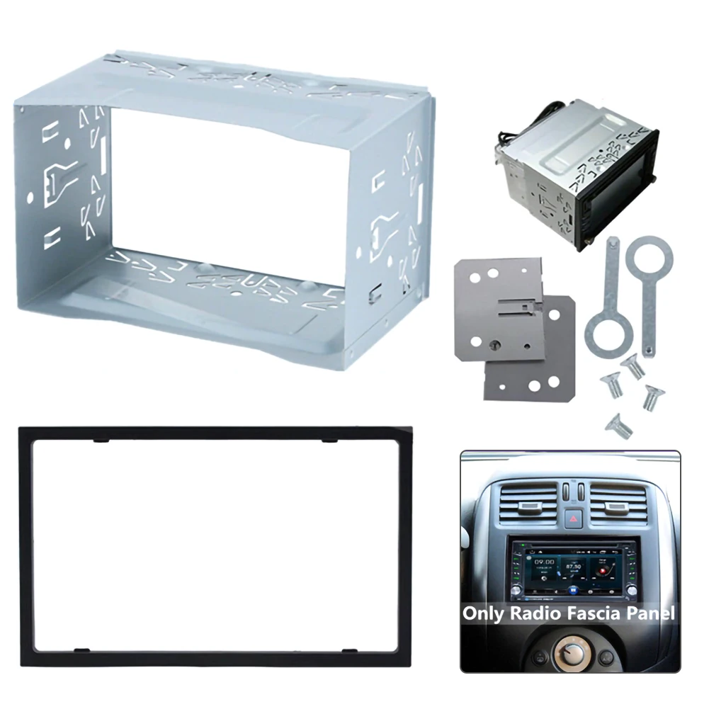 Unit 2 DIN Cage Radio Vehicle Case Hardware Dashboar Car Fitting DVD Player Frame Mounting Plate Automotive Player Stereo Kit
Unit 2 DIN Cage Radio Vehicle Case Hardware Dashboar Car Fitting DVD Player Frame Mounting Plate Automotive Player Stereo Kit