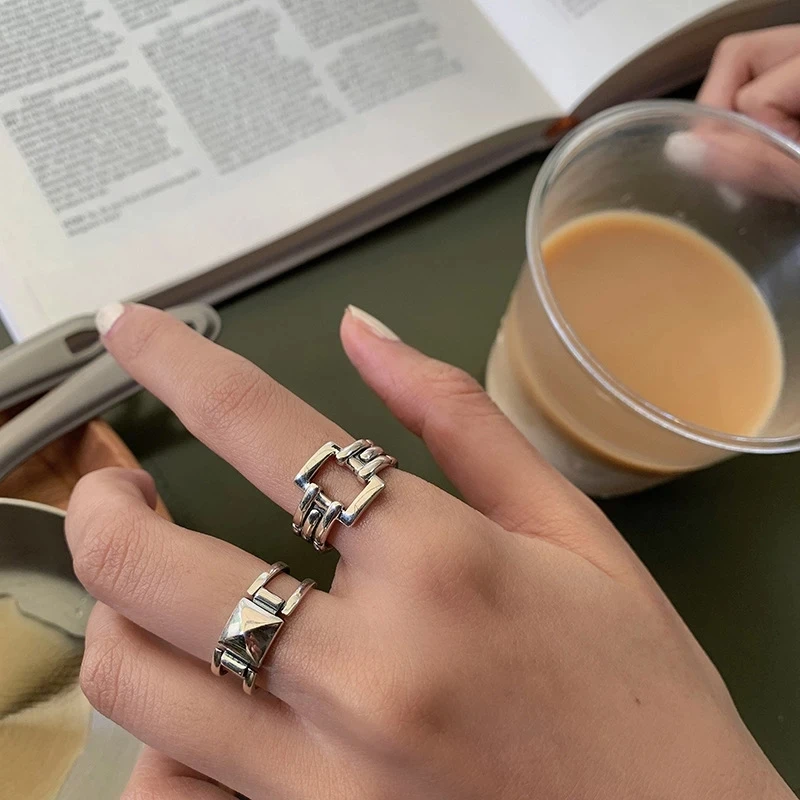MEYRROYU Sterling Silver Smooth Geometric Multi-layer Hollow Ring Minimalist Temperament Index Finger Women Party Jewelry Набор
MEYRROYU Sterling Silver Smooth Geometric Multi-layer Hollow Ring Minimalist Temperament Index Finger Women Party Jewelry Набор