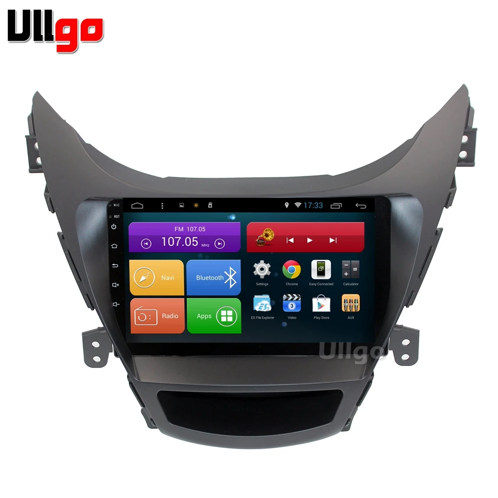 4G + 64G Восьмиядерный 9 ''Android 8 1 автомобильный DVD GPS для Hyundai Elantra i35 2011 Авторадио