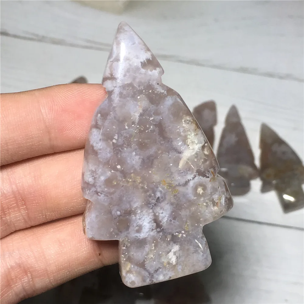Natural Sakura Agate Qyartz Crystals Home Decoration Reiki Healing Cherry Blossom Gemstones Christmas Trees 1pcs
Natural Sakura Agate Qyartz Crystals Home Decoration Reiki Healing Cherry Blossom Gemstones Christmas Trees 1pcs