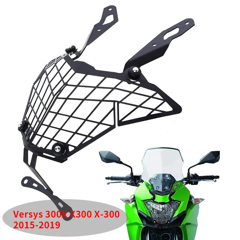 Motorcycle Headlight Protection Cover Mesh Grille Guard for Kawasaki Versys 300X X300 X-300 2015-2019
Motorcycle Headlight Protection Cover Mesh Grille Guard for Kawasaki Versys 300X X300 X-300 2015-2019