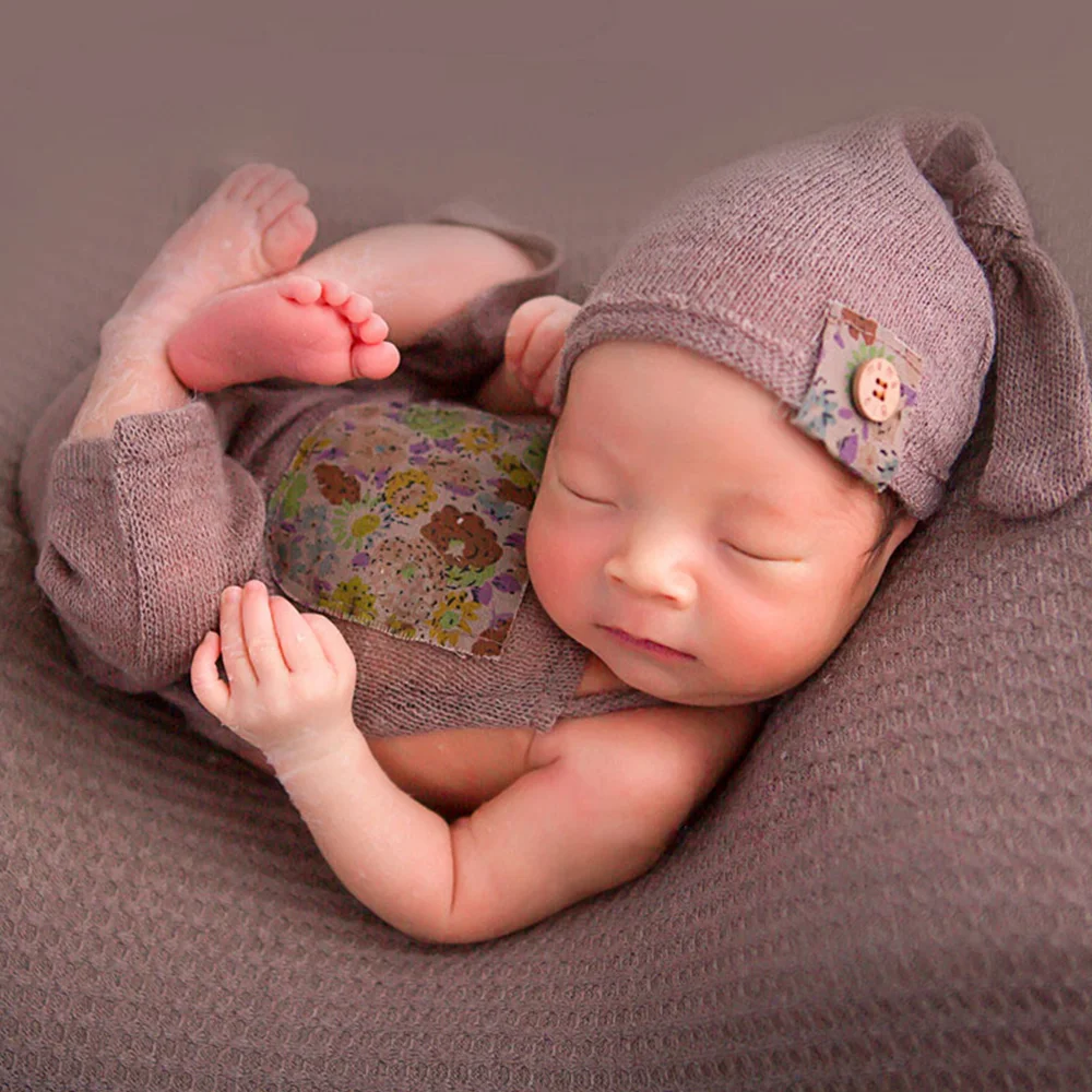 Фото Ylsteed Одежда для новорожденных мальчиков и девочек реквизит фото младенца одежда