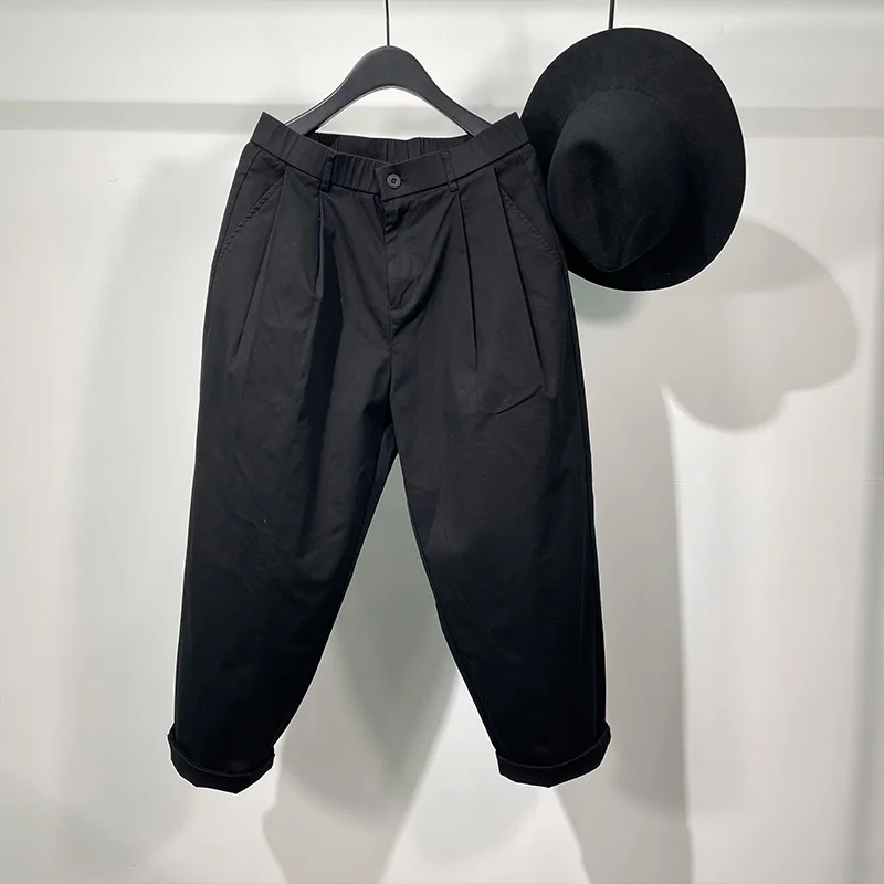 Мужские повседневные брюки-карандаш Seak, уличная одежда, мужская одежда, английские тренировочные брюки в стиле преппи, черные брюки с перек...
Мужские повседневные брюки-карандаш Seak, уличная одежда, мужская одежда, английские тренировочные брюки в стиле преппи, черные брюки с перек...