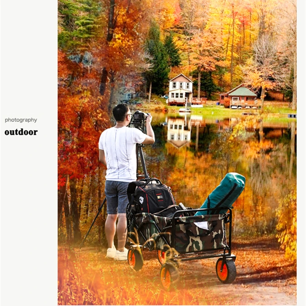 Wide Wheel Utility Folding Wagon Collapsible Garden Cart Beach Wagon Trolley with Adjustable Push Pull Handle and Brake
Wide Wheel Utility Folding Wagon Collapsible Garden Cart Beach Wagon Trolley with Adjustable Push Pull Handle and Brake