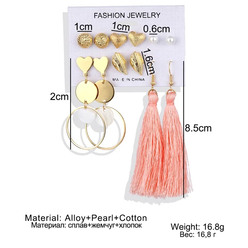 ZOVOLI Boho Tassel Earrings Bohemian Long Earrings Set For Women Brincos Geometric Fabric Drop Earring Female Fashion Jewelry
ZOVOLI Boho Tassel Earrings Bohemian Long Earrings Set For Women Brincos Geometric Fabric Drop Earring Female Fashion Jewelry
