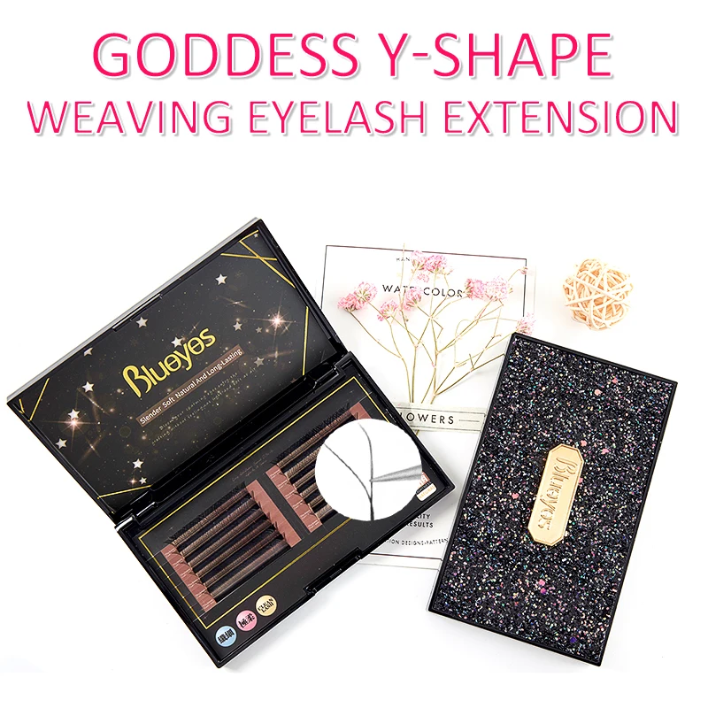 Buleyes Lashes Eyelash Packaging 8-12mm Eyelashes Extensions YY Shape Soft Invividual False Lash Maquiagem Y Shape Volume Makeup
Buleyes Lashes Eyelash Packaging 8-12mm Eyelashes Extensions YY Shape Soft Invividual False Lash Maquiagem Y Shape Volume Makeup