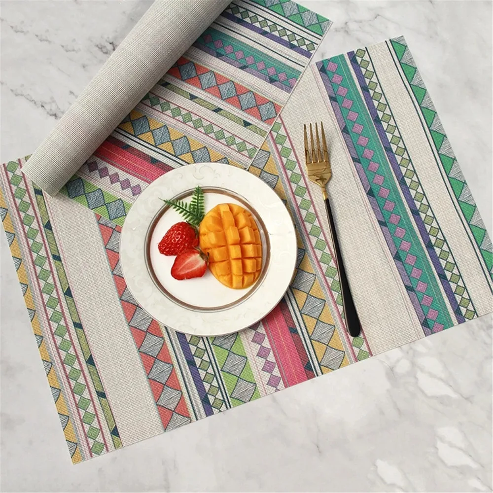 1pc Christmas Printed pvc placemat Bohemia waterproof oilproof heat place mats insulation pad hotel household goods table mat
1pc Christmas Printed pvc placemat Bohemia waterproof oilproof heat place mats insulation pad hotel household goods table mat