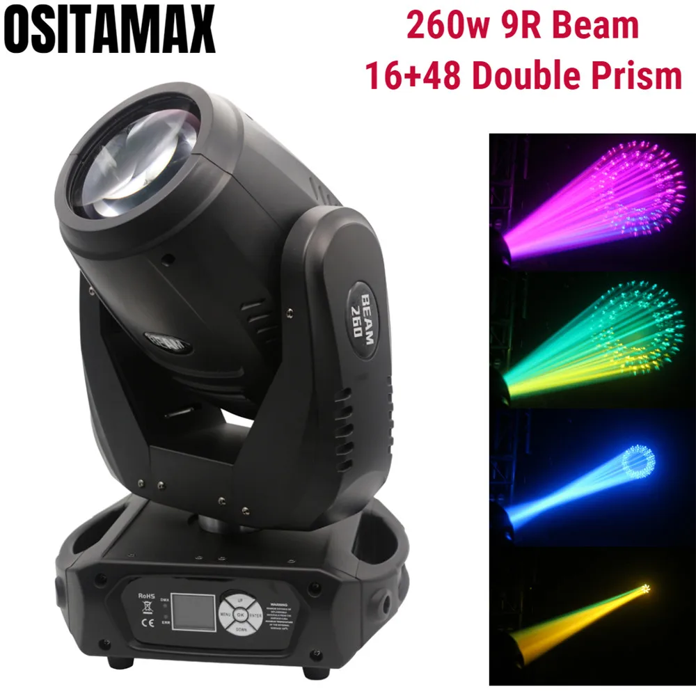 Lyre Sharpy 260w DJ луч движущаяся головка точесветильник светильник 9R двойная Призма 16 +