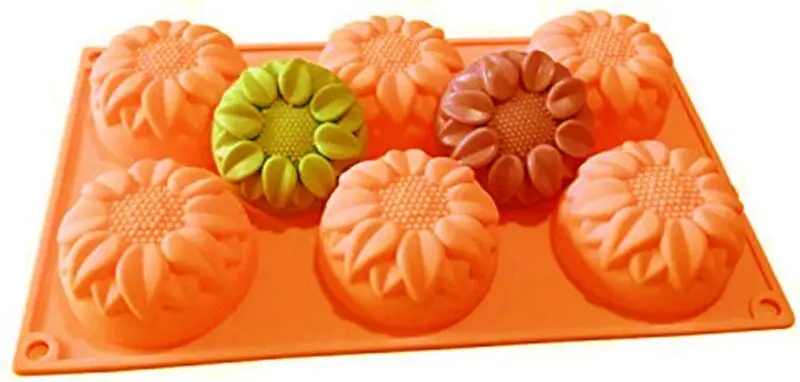2 Pcs Sunflower 6-Cavity Silicone Soap Mold for Handmade DIY Mould USA Seller
2 Pcs Sunflower 6-Cavity Silicone Soap Mold for Handmade DIY Mould USA Seller