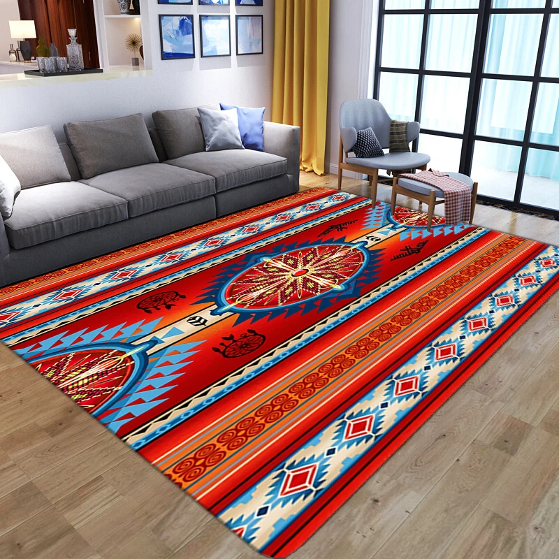 Ethnic Style 3D Floor Carpets home decor Large Soft Flannel Bedroom Living Room kids play Rugs Washable non-slip Toilet Door mat
Ethnic Style 3D Floor Carpets home decor Large Soft Flannel Bedroom Living Room kids play Rugs Washable non-slip Toilet Door mat