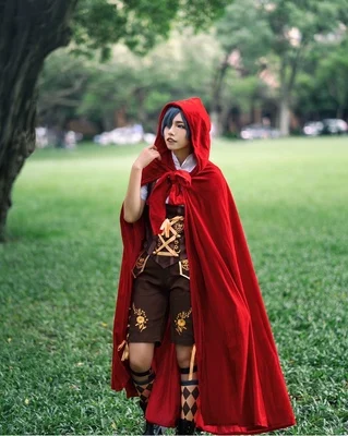 Stock Anime Black Butler Ciel Phantomhive Cosplay Costume Little Red Riding Hood Uniforms Halloween costumes for women CLOAK WIG
Stock Anime Black Butler Ciel Phantomhive Cosplay Costume Little Red Riding Hood Uniforms Halloween costumes for women CLOAK WIG