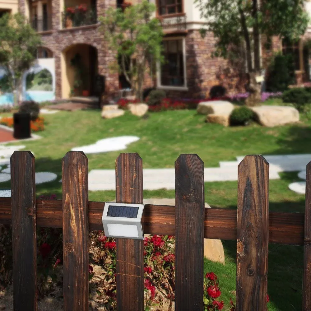 New Outdoor Stainless Steel Led Solar Path Stair Light Waterproof 3 LED Solar Deck Lights Balcony Garden Yard Fence Solar Lights
New Outdoor Stainless Steel Led Solar Path Stair Light Waterproof 3 LED Solar Deck Lights Balcony Garden Yard Fence Solar Lights