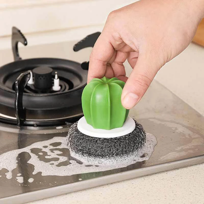 Creative Cactus Shape Cleaning Brush Pot Plate Washing Brushes Glass Dish Brush Scourer Steel Wire Cleaning Tool Kitchen Gadgets
Creative Cactus Shape Cleaning Brush Pot Plate Washing Brushes Glass Dish Brush Scourer Steel Wire Cleaning Tool Kitchen Gadgets