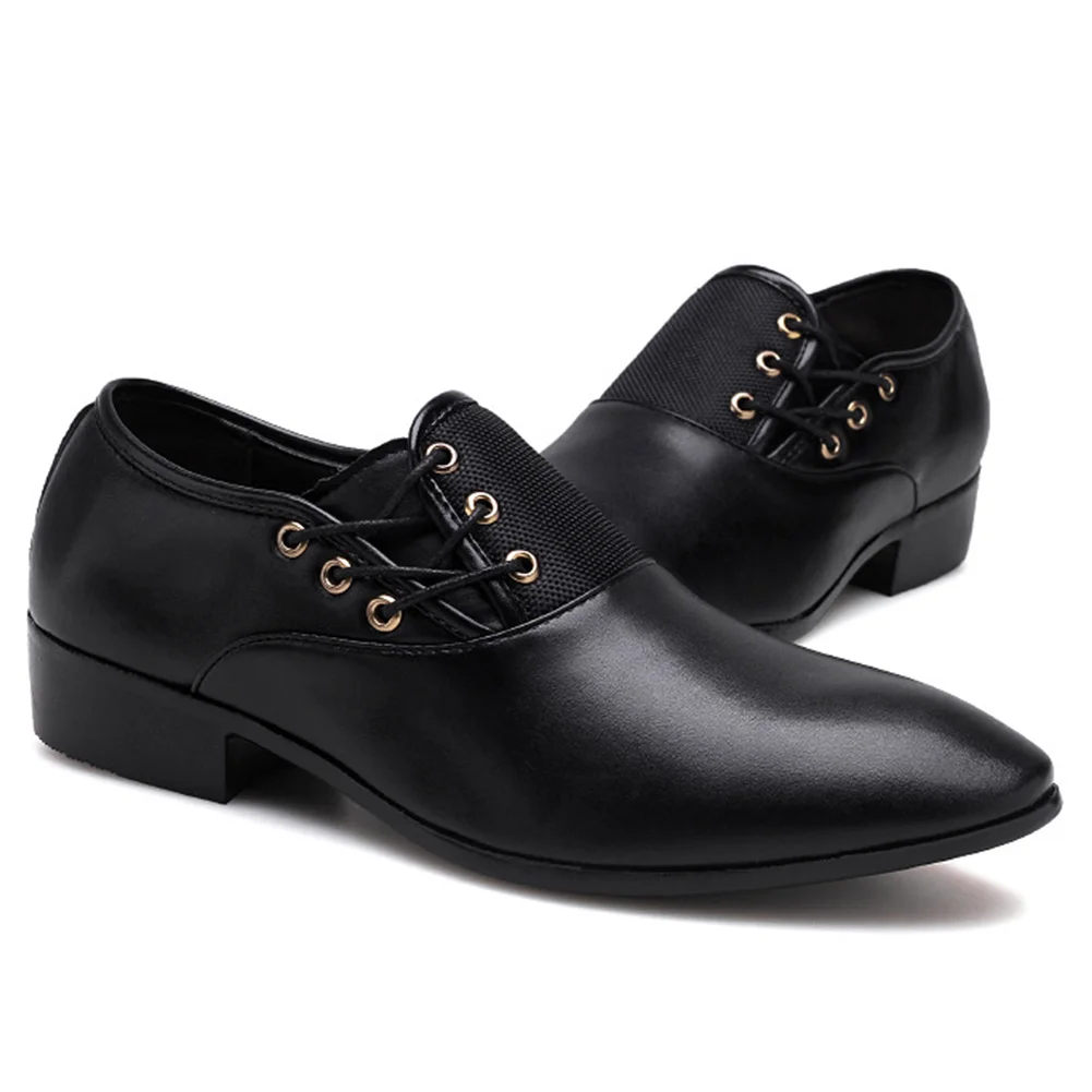 Men's Dress Shoes Size 38-48 Black Classic Point Toe Oxfords For Men Fashion Mens Business Party Shoes
Men's Dress Shoes Size 38-48 Black Classic Point Toe Oxfords For Men Fashion Mens Business Party Shoes