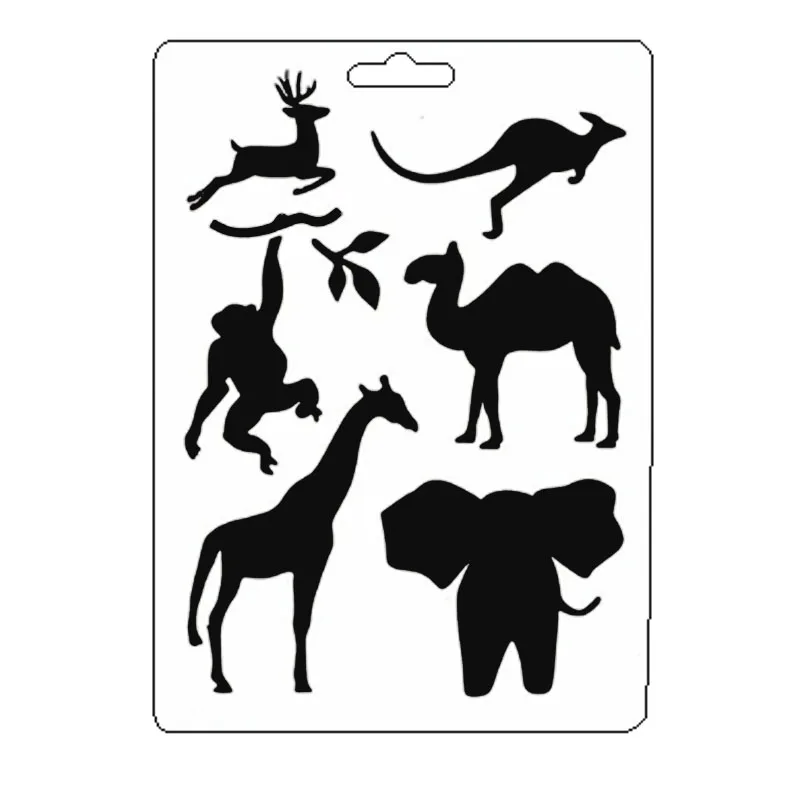 Giraffe Animal Stencil Reusable DIY Scrapbook Stamping Coloring Embossing Drawing Painting Template Decoration Crafts Reusable 
Giraffe Animal Stencil Reusable DIY Scrapbook Stamping Coloring Embossing Drawing Painting Template Decoration Crafts Reusable