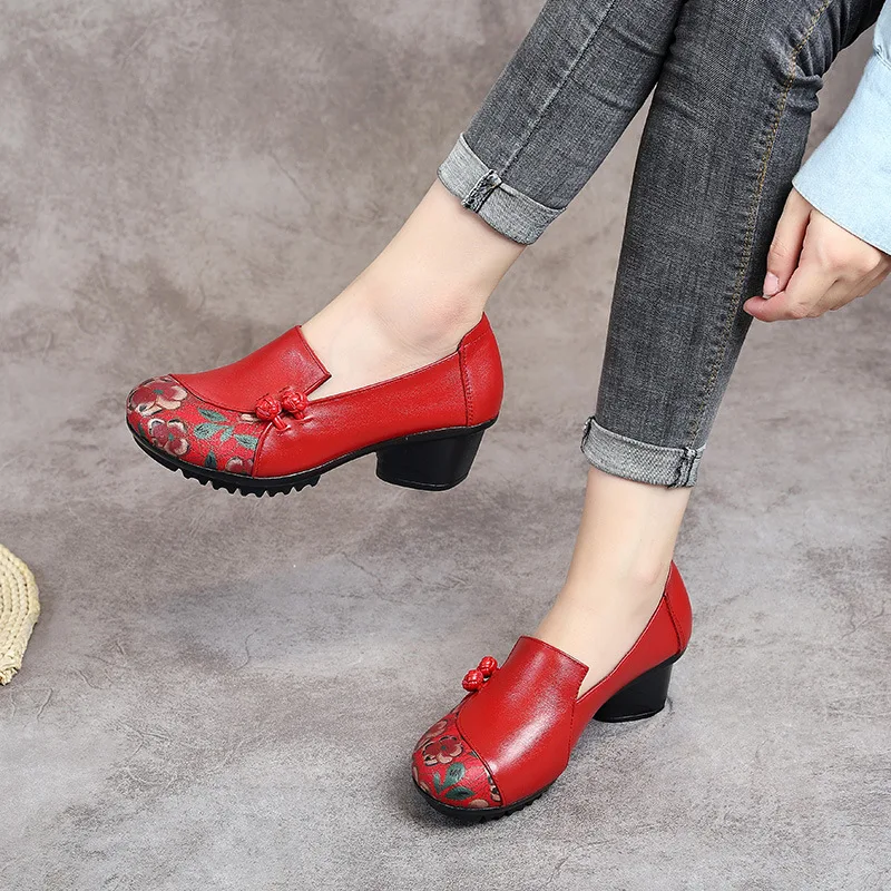 2020 new spring and autumn leather mom shoes soft bottom women comfortable mid-heel chunky heel single shoes women's shoes
2020 new spring and autumn leather mom shoes soft bottom women comfortable mid-heel chunky heel single shoes women's shoes