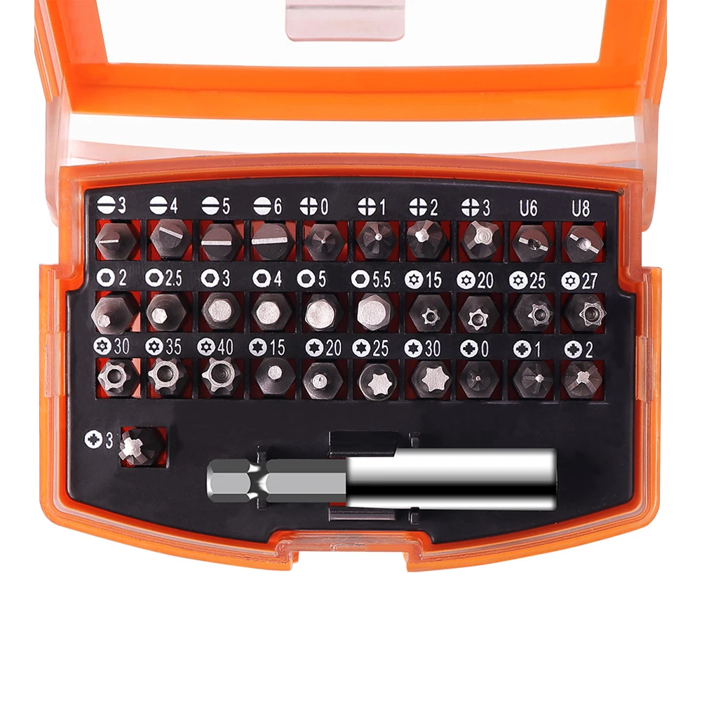 32pcs Professional Portable Screwdriver Head Set Repair Tool Universal Multifunctional With Storage Box Household Cell Phone
32pcs Professional Portable Screwdriver Head Set Repair Tool Universal Multifunctional With Storage Box Household Cell Phone