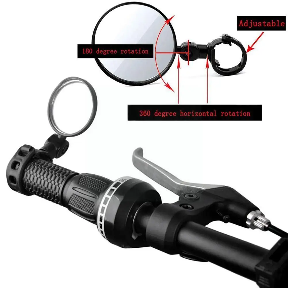 1pcs Universal Bicycle Rearview Mirror Adjustable Rotate Wide-angle Cycling Rear View Mirrors For Mtb Road Bike Safety Tool O9v6
1pcs Universal Bicycle Rearview Mirror Adjustable Rotate Wide-angle Cycling Rear View Mirrors For Mtb Road Bike Safety Tool O9v6