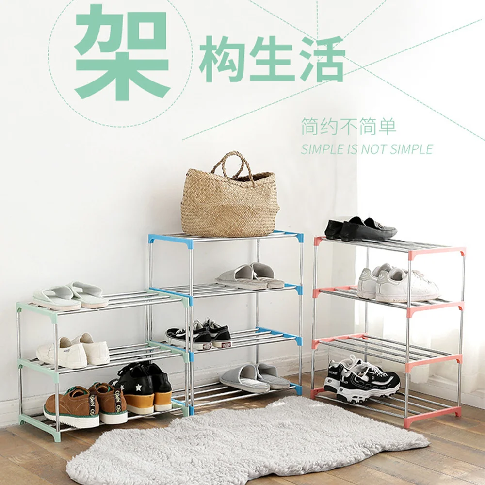 Hot shoe rack shelf hanger dormitory storage bag checked stainless steel shoe cabinet simple assembly WY815
Hot shoe rack shelf hanger dormitory storage bag checked stainless steel shoe cabinet simple assembly WY815