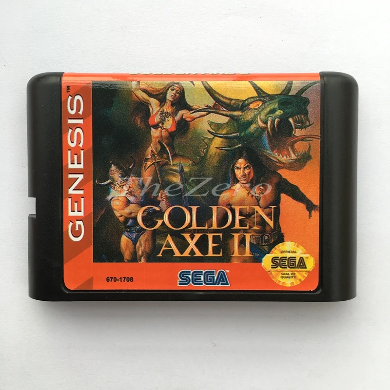 Золотой топор II/японский оболочка для 16 бит карточная игра Genesis Системы Sega игры Mega