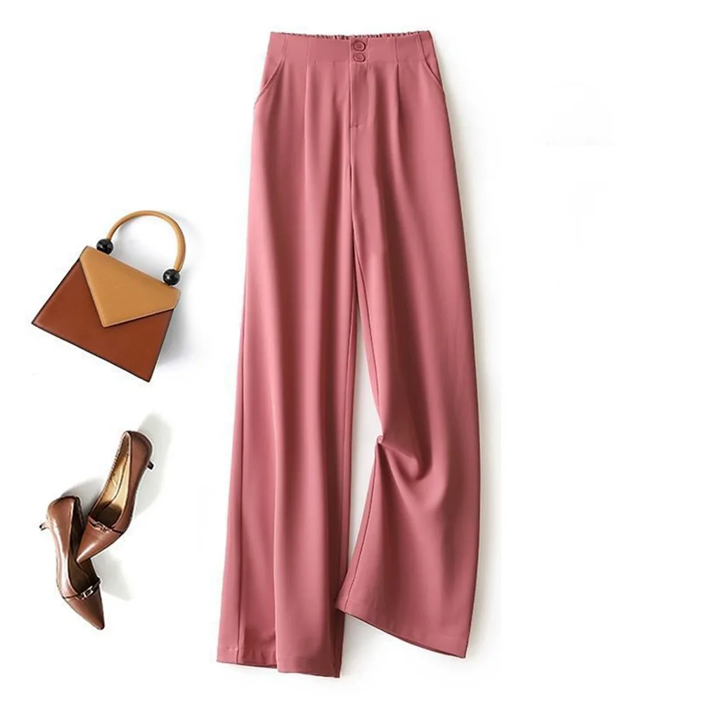 Women's High Waist Draped Chiffon Wide-leg Pants Plus Size Spring And Summer New Fashion Loose Straight Casual Suit Pants 2021
Women's High Waist Draped Chiffon Wide-leg Pants Plus Size Spring And Summer New Fashion Loose Straight Casual Suit Pants 2021