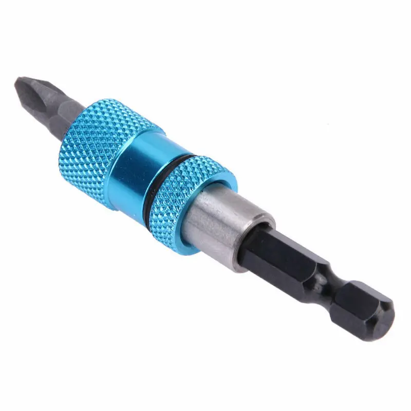 1/4\\'\\' Hex Shank Quick Release Holder 2Pcs Blue Magnetic Screw Drill Bit Holder For Manual Screwdriver
1/4\\'\\' Hex Shank Quick Release Holder 2Pcs Blue Magnetic Screw Drill Bit Holder For Manual Screwdriver