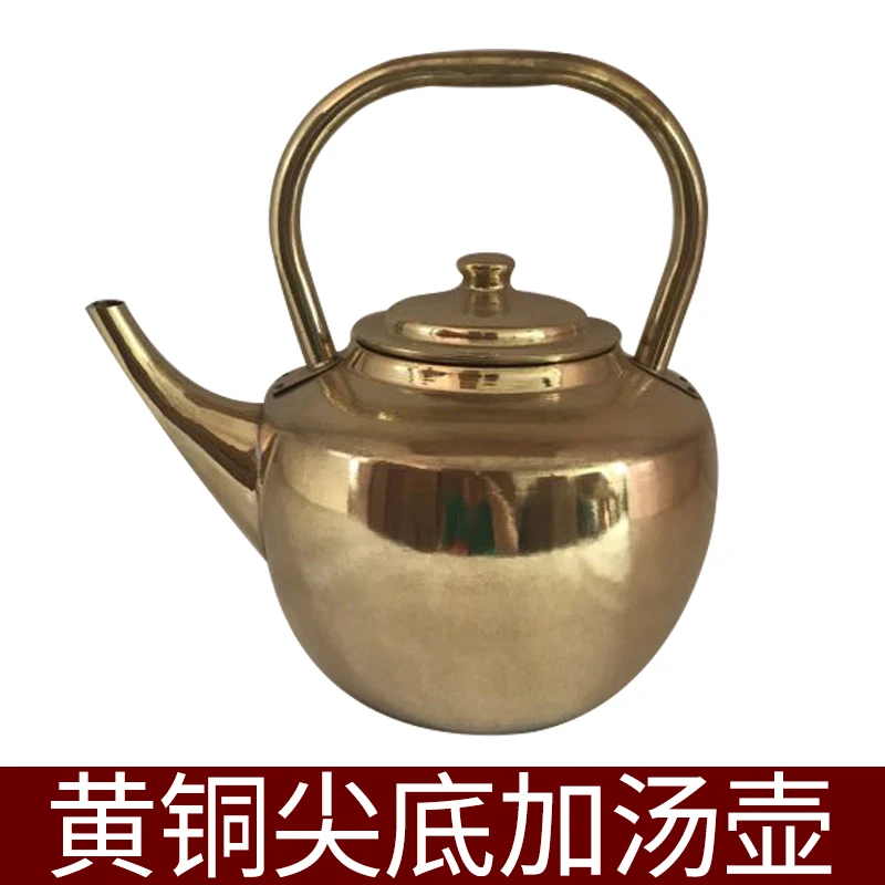 5L Giant Copper Pot Gas Kettle Bottom Soup Pot Flat Bottom Kettle Pure Copper Pot with Handle Handmade beautiful teapot
5L Giant Copper Pot Gas Kettle Bottom Soup Pot Flat Bottom Kettle Pure Copper Pot with Handle Handmade beautiful teapot